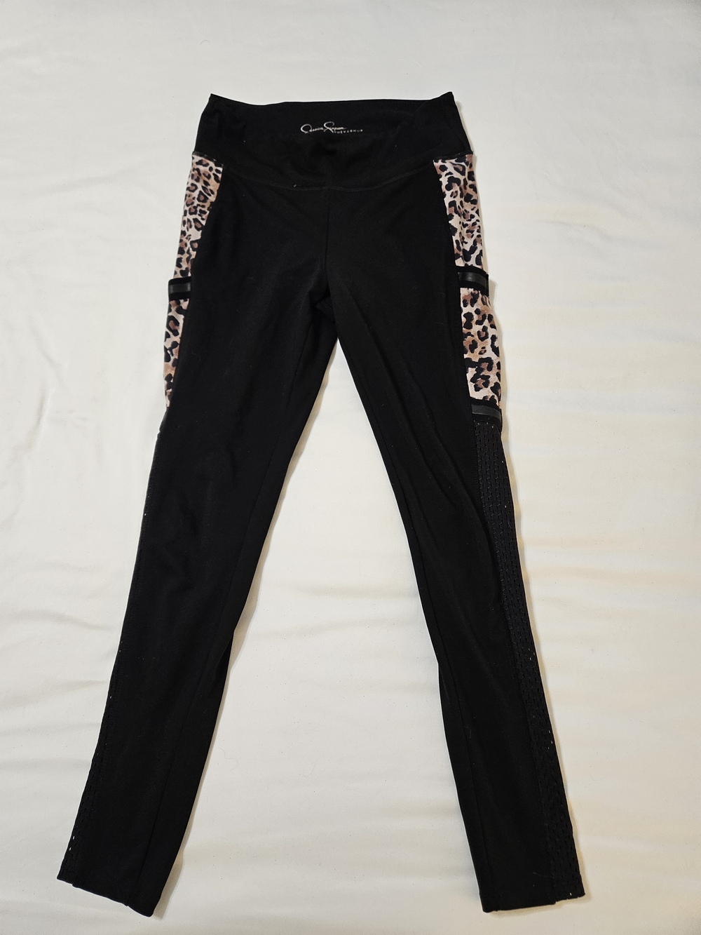 Jessica Simpson Black 'The Warmup' High-Rise Leggings